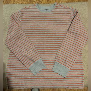 Goodfellow & Co. Grey/Orange Long Sleeve Shirt